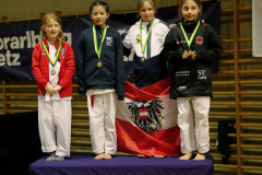 2023, Lions Cup, Lustenau, Siegerehrung, Anna Sophia Pfister, Österreich, Shukokai Dojo Wetzikon