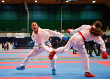 2024, Schweizermeisterschaft, Sursee, Schweiz, Kumite, Karaté Club Jaguar Vallorbe, Demet Özdemir, Jessica Frischknecht, Karatecenter Reto Kern Kreuzlingen