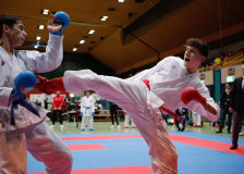 2024, Schweizermeisterschaft, Sursee, Schweiz, Kumite, Karate Do Brugg, Noah Simon Egli, Julian Völzmann, Karatekai Basel