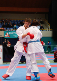 2024, Schweizermeisterschaft, Sursee, Schweiz, Kumite, Shukokai Dojo Wetzikon, Tobias Riedel, Platon Soliaryk, Ippon Karaté Club Tivoli Genève