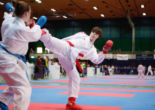 2024, Schweizermeisterschaft, Sursee, Schweiz, Kumite, Shukokai Dojo Wetzikon, Gianna Dalla Lana, Susan Alari, Neuchâtel Karaté-do