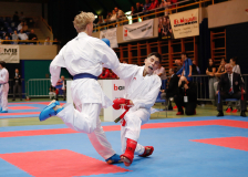 2024, Schweizermeisterschaft, Sursee, Schweiz, Kumite, Shukokai Dojo Wetzikon, Nico Glauser, Matteo Scagnetti, Karate-Do Balsthal