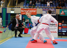2024, Schweizermeisterschaft, Sursee, Schweiz, Kumite, Shukokai Dojo Wetzikon, Nico Glauser, Matteo Scagnetti, Karate-Do Balsthal