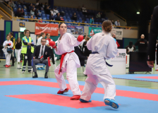 2024, Schweizermeisterschaft, Sursee, Schweiz, Kumite, Norah Borter, Anais Tscharner, Mizu Dojo, Karatedo Lyss-Aarberg