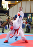 2024, Schweizermeisterschaft, Sursee, Schweiz, Kumite, Alina Fedina, Alya Atasoy, Karateschule Glarus, Shotokan Karateschule St. Gallen