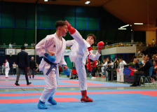 2024, Schweizermeisterschaft, Sursee, Schweiz, Kumite, Rilind Hasani, Dimitrij Kuzmanovski, Karate-Do Balsthal, Karate Club Valais