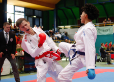 2024, Schweizermeisterschaft, Sursee, Schweiz, Kumite, Shukokai Dojo Wetzikon, Deny Kamilovski, Kimura Shukokai Karate Limmattal, Karl Ravas