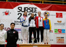 2024, Schweizermeisterschaft, Sursee, Schweiz, Maia Ritz, Inija Golubovic, Zoé Michaud, Sarah Garcete, Karate Emme, Ken Shi Kai Karateschule Schwamendingen, Karaté Club Jaguar Vallorbe, Shorin Ryu Karate Do Kloten