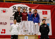 2024, Schweizermeisterschaft, Sursee, Schweiz, Shukokai Dojo Wetzikon, Ippon Karaté Club Tivoli Genève, Karate-Do Balsthal, Karatedo Lyss-Aarberg, Platon Soliaryk, Matteo Scagnetti, Nico Glauser, Elia Roncagalli