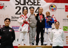 2024, Schweizermeisterschaft, Sursee, Schweiz, Kimura Shukokai Karate Limmattal, Ippon Karaté Club Tivoli Genève, Karatedo Lyss-Aarberg, Kashiva Kan Bienne, Mia Sara Cajic, ELÉANORE Lafourcade, Lyn Brönnimann, Rajana Selmani
