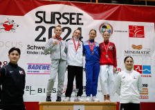 2024, Schweizermeisterschaft, Sursee, Schweiz, Viktoria Kolarova, Elena Hügli, Line Reda, SOLÈNE Steiner, EKTS Lausanne Vufflens, Kimura Shukokai Karate Limmattal, Karateschule Sursee, Karatedo Lyss-Aarberg