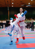 2024, Schweizermeisterschaft, Sursee, Schweiz, Kumite, Shukokai Dojo Wetzikon, Luna Molitor, Hayabusa Karate Do Basel, Pia Dumitras