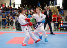 2024, Schweizermeisterschaft, Sursee, Schweiz, Kumite, Shukokai Dojo Wetzikon, Colin McGuinness, Kjartan Kühl, Karatecenter Reto Kern Kreuzlingen