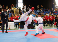 2024, Schweizermeisterschaft, Sursee, Schweiz, Kumite, Shukokai Dojo Wetzikon, Karateschule Schötz/Wauwil, Colin McGuinness, Valentin Zettel