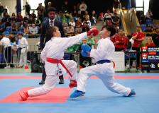 2024, Schweizermeisterschaft, Sursee, Schweiz, Kumite, Shukokai Dojo Wetzikon, Karateschule Schötz/Wauwil, Colin McGuinness, Valentin Zettel