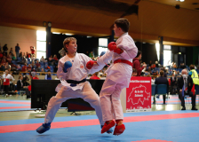 2024, Schweizermeisterschaft, Sursee, Schweiz, Kumite, Shukokai Dojo Wetzikon, Marlo Bugatti, Sevan Guggenbühl, Shinsei Kan Lenzburg