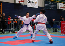 2024, Schweizermeisterschaft, Sursee, Schweiz, Kumite, Shukokai Dojo Wetzikon, Caleb Gossweiler, Devrim Yildirim