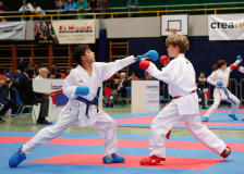 2024, Schweizermeisterschaft, Sursee, Schweiz, Kumite, Shukokai Dojo Wetzikon, Geti Ukaj, Darvin Kaya, Karate-Do Balsthal