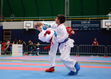 2024, Schweizermeisterschaft, Sursee, Schweiz, Kumite, Shukokai Dojo Wetzikon, Geti Ukaj, Darvin Kaya, Karate-Do Balsthal