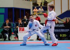 2024, Schweizermeisterschaft, Sursee, Schweiz, Kumite, Valerio Klauser, Rafael Carvalho Pereira, Karateschule Sursee, Ippon Karaté Club Tivoli Genève