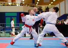 2024, Schweizermeisterschaft, Sursee, Schweiz, Kumite, Shinsei Kan Lenzburg, Nikita Meier, Diogo Costa Freitas, Shorin Ryu Karate Do Kloten
