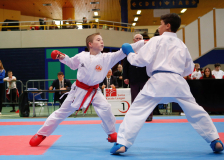 2024, Schweizermeisterschaft, Sursee, Schweiz, Kumite, Shinsei Kan Lenzburg, Nikita Meier, Diogo Costa Freitas, Shorin Ryu Karate Do Kloten
