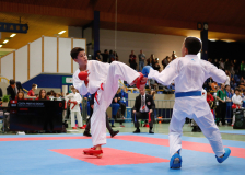 2024, Schweizermeisterschaft, Sursee, Schweiz, Kumite, Shukokai Dojo Wetzikon, Diogo Costa Freitas, Noah Maurer, Shorin Ryu Karate Do Kloten