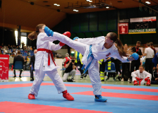 2024, Schweizermeisterschaft, Sursee, Schweiz, Kumite, Shukokai Dojo Wetzikon, Ladina Herrmann, Anastasia SIGILLÒ, Karate-Do Biel-Bienne - Zen Shin