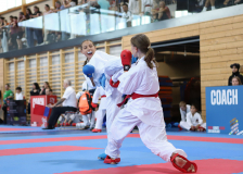 Kumite, Schweiz, Swiss Karate League, 2025, Gossau, Züri Oberland, Anna Sophia Pfister, Shukokai Dojo Wetzikon