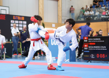 Kumite, Schweiz, Swiss Karate League, 2025, Gossau, Züri Oberland, Darwin Kaya, Karate-Do Balsthal, Colin McGuinness, Shukokai Dojo Wetzikon