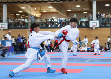 Kumite, Schweiz, Swiss Karate League, 2025, Gossau, Züri Oberland, Miraz Karaman, Shukokai Dojo Wetzikon, Adrien Pannatier, Karate Club Valais