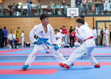 Kumite, Schweiz, Swiss Karate League, 2025, Gossau, Züri Oberland, Miraz Karaman, Shukokai Dojo Wetzikon, Adrien Pannatier, Karate Club Valais