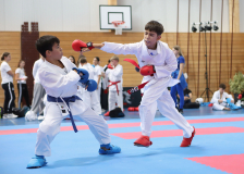 Kumite, Schweiz, Swiss Karate League, 2025, Gossau, Züri Oberland, Colin McGuinness, Shukokai Dojo Wetzikon, Noah Seiler, KARATECENTER RETO KERN KREUZLINGEN