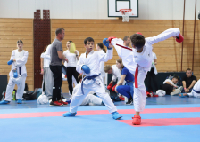 Kumite, Schweiz, Swiss Karate League, 2025, Gossau, Züri Oberland, Colin McGuinness, Shukokai Dojo Wetzikon, Noah Seiler, KARATECENTER RETO KERN KREUZLINGEN