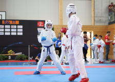 Kumite, Schweiz, Swiss Karate League, 2025, Gossau, Züri Oberland, Nikita Kuzmenko, Karate Club Fribourg