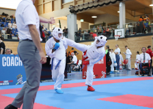 Kumite, Schweiz, Swiss Karate League, 2025, Gossau, Züri Oberland, Devrim Yildirim, Shukokai Dojo Wetzikon, Alessandro Zablonier, Karateschule Flawil