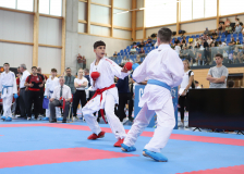 Kumite, Schweiz, Swiss Karate League, 2025, Gossau, Züri Oberland, Elias Roland Berge, Bushido Baden, Corsin Dion Lüthy, KARATE DO BRUGG