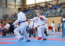 Kumite, Schweiz, Swiss Karate League, 2025, Gossau, Züri Oberland, Caleb Gossweiler, Shukokai Dojo Wetzikon, Tijmen De Kruijff, Budo Sport Center Liestal
