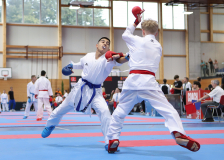 Kumite, Schweiz, Swiss Karate League, 2025, Gossau, Züri Oberland, Caleb Gossweiler, Shukokai Dojo Wetzikon, Tijmen De Kruijff, Budo Sport Center Liestal