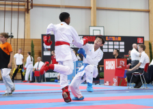 Kumite, Schweiz, Swiss Karate League, 2025, Gossau, Züri Oberland, Noah Maurer, Shukokai Dojo Wetzikon