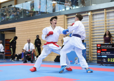 Kumite, Schweiz, Swiss Karate League, 2025, Gossau, Züri Oberland, KARATÉ CLUB JAGUAR VALLORBE, Arthur Poncet
