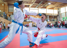 Kumite, Schweiz, Swiss Karate League, 2025, Gossau, Züri Oberland, Tobias Riedel, Shukokai Dojo Wetzikon, KARATÉ CLUB JAGUAR VALLORBE, Arthur Poncet