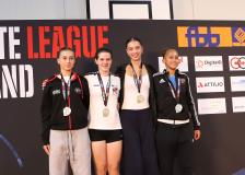 Siegerehrung, Schweiz, Swiss Karate League, 2025, Gossau, Züri Oberland, Felicia Wächter, Alya Atasoy, Luna Molitor, Eza Guye, Karate Do Brugg, Karateschule Glarus, Shukokai Dojo Wetzikon, Neuchâtel Karaté-do
