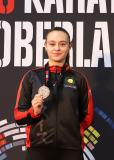 Siegerehrung, Schweiz, Swiss Karate League, 2025, Gossau, Züri Oberland, Mia Worreby, Karate-Toffen