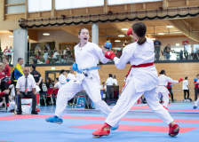 Kumite, Schweiz, Swiss Karate League, 2025, Gossau, Züri Oberland, Anna Lea Hürzeler, Shukokai Dojo Wetzikon, Oksana Duperrex, Karate Do Brugg