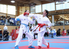 Kumite, Schweiz, Swiss Karate League, 2025, Gossau, Züri Oberland, Anna Lea Hürzeler, Shukokai Dojo Wetzikon, Oksana Duperrex, Karate Do Brugg