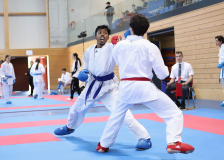 Kumite, Schweiz, Swiss Karate League, 2025, Gossau, Züri Oberland, Tarun Chandrasekar, SHOTOKAN KARATESCHULE WALLISELLEN, Mehdi Ayari, Karaté Club Thônex
