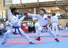Kumite, Schweiz, Swiss Karate League, 2025, Gossau, Züri Oberland, Peraveen Raveendran, Shukokai Dojo Wetzikon, Pedro Guerreiro, Ippon Karaté Club Tivoli Genève