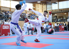 Kumite, Schweiz, Swiss Karate League, 2025, Gossau, Züri Oberland, Peraveen Raveendran, Shukokai Dojo Wetzikon, Pedro Guerreiro, Ippon Karaté Club Tivoli Genève