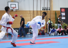 Kumite, Schweiz, Swiss Karate League, 2025, Gossau, Züri Oberland, Januyan Logeswaran, Shukokai Dojo Wetzikon